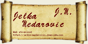 Jelka Medarović vizit kartica